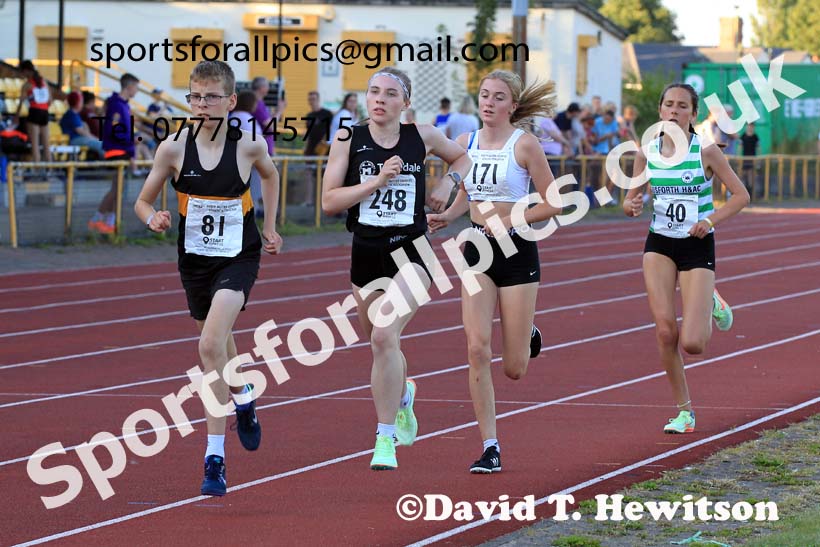 3000 metres, 2022 NEGP Monkton No. 6, Wednesday, Aug. 10th. Photo: David T. Hewitson/Sports for All Pics